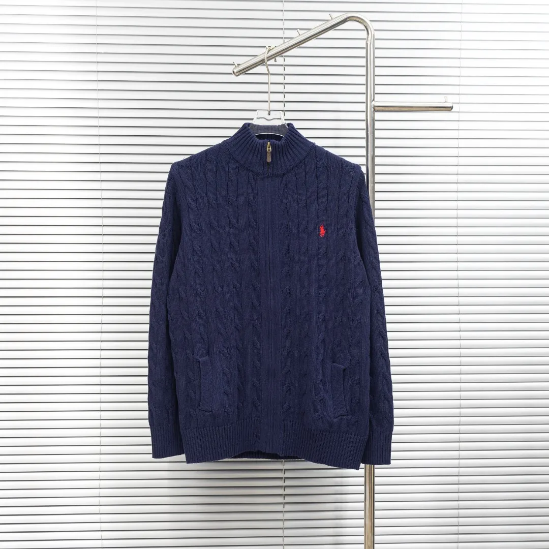 P320 top version (different currencies). You can scan the code to enter the official website. Style: Ralph Lauren POLO Ralph Lauren small label embroidered knitted old money style zipper cardigan jacket. Color: Picture color. Size: S-XL. Fabric: pure cotton. Accessories: full set of customized accessories. No gender distinction. Same style for men and women.